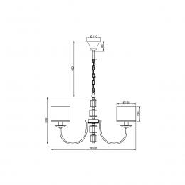 Подвесная люстра Vele Luce Soprano VL4194P06  - 5 купить